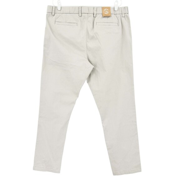 Panama Jack Men's Elastic Waistband Zip 4-Pockets Beige Khaki Pants Size XL NWT - Picture 2 of 13